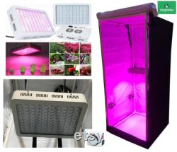 1000W LED Reflective Hydroponics Grow Box Tent Room 30 x30 x70 White KIT