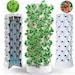 10 Layer 80pots Vertical Hydroponic System Tower Garden Aeroponics Home Grow Kit Planting System Tools Kit
