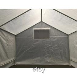 10 ft x 10 ft Greenhouse, White
