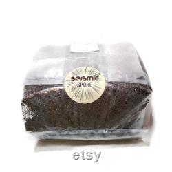 10 lb. Pasteurized Coco Coir Mushroom Substrate Bag with Vermiculite and Gypsum, 2x 5lb bags, CVG