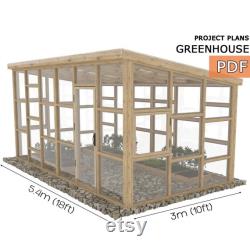 10'x18' Greenhouse Plans, greenhouse build, Framed greenhouse plans, Garden house, Greenhouse diy plan Digital Download Only
