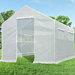 10x9x8 Ft Portable Tunnel Greenhouse For Outdoors 2 Zipper Mesh Doors Large Walk-in Garden Plant Greenhouse With 12 Stakes
