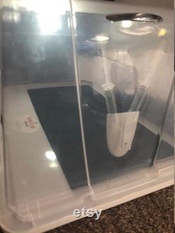 120 Quart Flowhood Kit with Light, Antislip Pad, Syringe Holder, Spray Port, and 8 1 Disinfectant Spray.Contamination Issues ARE OVER