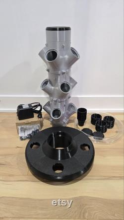 12 Plant Hydroponic Tower Self-Watering Hydroponic Tower System Kit Outdoor and Indoor