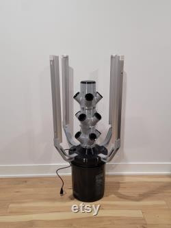 12 Plant Hydroponic Tower Self-Watering Hydroponic Tower System Kit Outdoor and Indoor