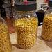 12 One Quart Popcorn Grain Jars Ready To Go.