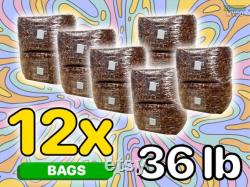 12x (36lbs) Grain Spawn Mushroom Bags Unicorn Bag Injection Port