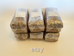 12x Hydrated, Sealed and Sterilized Rye Grain Bag (2lbs)