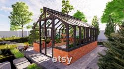 16x10 Greenhouse-Shed DIY Plans with Shelving (PDF Download)