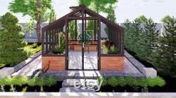 16x10 Greenhouse-Shed DIY Plans with Shelving (PDF Download)