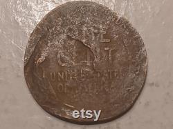 1914 USA Lincoln Wheat Cent Penny Error