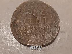 1914 USA Lincoln Wheat Cent Penny Error