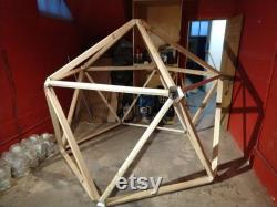 1V Geodesic Dome Hub Brackets DIY Kit Metal Connectors to make Igloo, Greenhouse, Pop Up Canopy