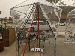 1V Geodesic Dome Igloo, Greenhouse, Isolation Tent for Outdoor Patios and Gardens