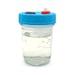 1x Half-pint Liquid Culture Solution Jar With Magnetic Stir Bar, Leak-proof Plastic Lid, Assorted Colors, 0.22 M Filter, Self-healing Port