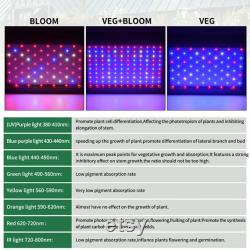 2000W LED Grow Light Kit Full Spectrum 48 x48 x80 Indoor Grow Tents Room Box