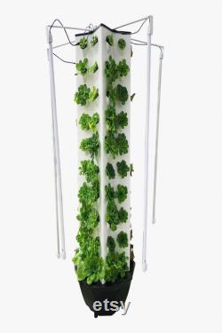 2023 hydroponic system New agricultural greenhouse rotary aeroponic Tower garden vertical