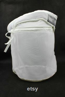 220 micron 5 Gallon All Mesh Filter Zipper Bag for extracting particles Essence Oil resin