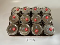 24x Sterilized PF Tek, BRF Cake Jars with Self-healing injection port and 0.2micron Syringe filter (250ML)