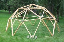 2V Geodesic Dome Hub Brackets DIY Kit Metal Connectors to make Igloo, Greenhouse, Glamping Tent