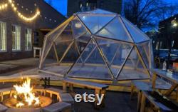 2V Geodesic Dome Hub Brackets DIY Kit Metal Connectors to make Igloo, Greenhouse, Glamping Tent