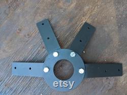 2V Geodesic Dome Hub Brackets DIY Kit Metal Connectors to make Igloo, Greenhouse, Glamping Tent