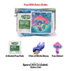 2 All-in-One Mushroom Growing Kit Bag Grow Substrate and Rye Grain Like Magic