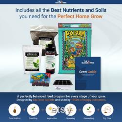 2-IN-1 Grow Kit with Soil Pots (Yield 1-5 Plants LED 600 Watts) The Bud Grower