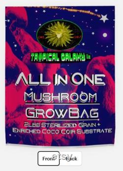 2lb All-in-One Mushroom Grow Bag,(everything but the spores)