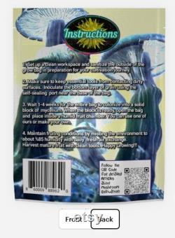 2lb All-in-One Mushroom Grow Bag,(everything but the spores)