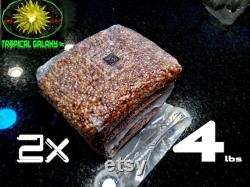 2x 4lb Sterilized Sorghum Grain Bags For Mushroom Spawn, 6lbs Total