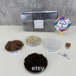 30 lbs. Monotub Substrate Bags CVG Substrate Bags (Pre-Sterilized 15 Bags, 2 Pounds Each)