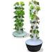 36-pots Vertical Hydroponics Tower Set Hydroponic Growing System Home Gardening