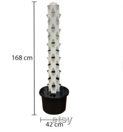 36-Pots Vertical Hydroponics Tower Set Hydroponic Growing System Home Gardening