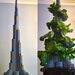 3d Printed Burj Khalifa Inspired Hydroponics Tower Pump Grow Plugs Nutrient Solution Basin