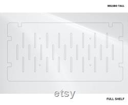3 Digital Cut Files IKEA MILSBO Greenhouse Cabinet Shelf Templates