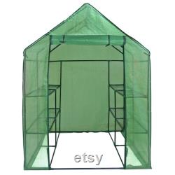 3 Tiers Greenhouse Portable Mini Walk In Outdoor Mini Planter House 8 Shelves Garden Planter Flower House Small Indoor Greenhouse