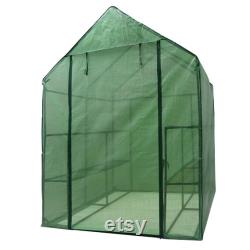 3 Tiers Greenhouse Portable Mini Walk In Outdoor Mini Planter House 8 Shelves Garden Planter Flower House Small Indoor Greenhouse