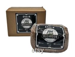3lb Grain Spawn Bag Mycology Bags Sterilized Millet Spawn Bag with Injection Port Hydrated Grain for Mycelium Spore Colonization