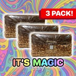 3x IT'S MAGIC Mushroom Grow Bag 5lb