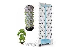 48 Plants Vertical Hydroponic, Aeroponics Grow Tower Indoor Outdoor Garden System