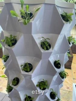 48 Plants Vertical Hydroponic, Aeroponics Grow Tower Indoor Outdoor Garden System