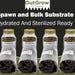 4 Rye Berry Grain Spawn Jars And 4 Manure-based Substrate Bags Complete Mushroom Growing Kit