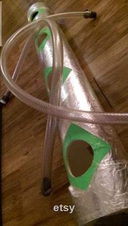 4 Spot 6 inch Hydroponics Tube with connection tubing 52 long Baby to Adult