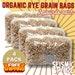 4x Sterilized Rye Grain Bags, 2 Lbs. Each 8 Lbs Total, Organic Rye Berry Mushroom Grain Substrate, Rtv Ship