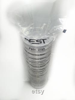 500x Petri Dishes- 90mm, Sterile, Disposable, Clear Polystyrene, for agar plates, Bulk buy