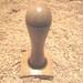 55mm Square Garden Tamper Made From Salvaged Oak Wood
