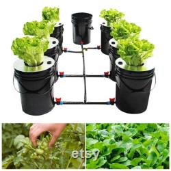 5-Gallon Hydroponics Grow 7 Pots System Recirculating Deep Water Culture DWC Hydroponic Growing System Home Gardening