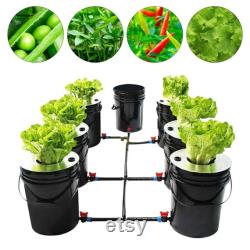 5-Gallon Hydroponics Grow 7 Pots System Recirculating Deep Water Culture DWC Hydroponic Growing System Home Gardening