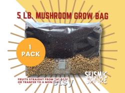 5 LB Sterile Mushroom Grow Bag All In One Grow Kit MAGIC